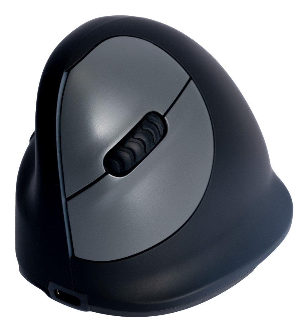 R-Go Maus HE ergonomisch links Bluetooth groß black/silver retail (RGOHEWLL)