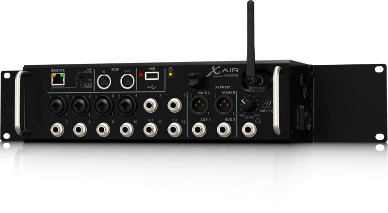 Behringer XR12 audio mixer 12 channels Black