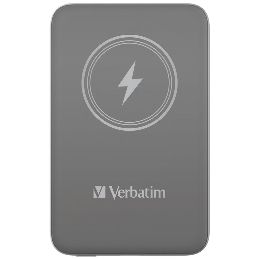 Verbatim Charge 'n' Go Magnetic Wireless Power Bank 10000mAh Grey