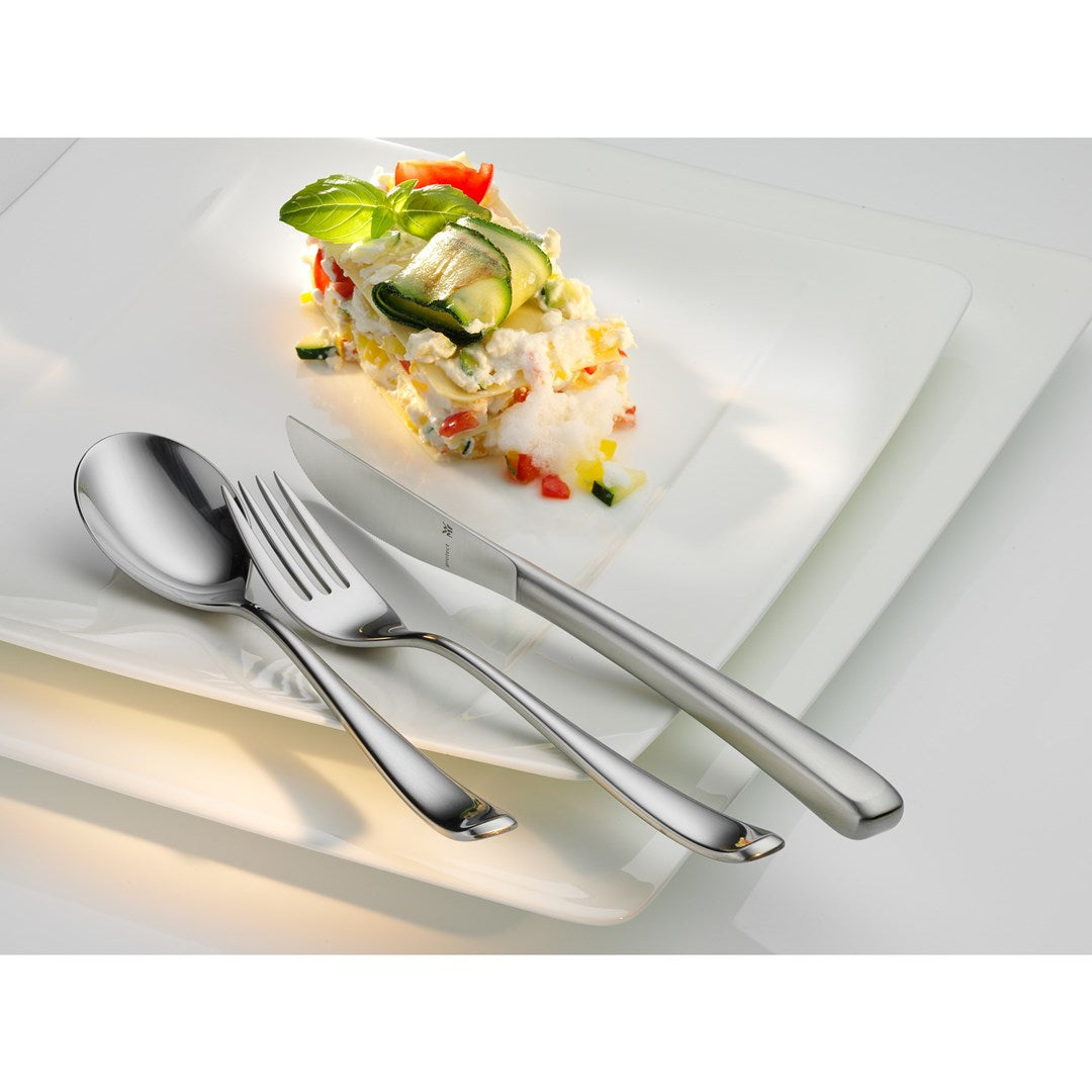 WMF Vision Cutlery Set for 12 People, 66 Pieces, 60 Pieces with Serving Utensils