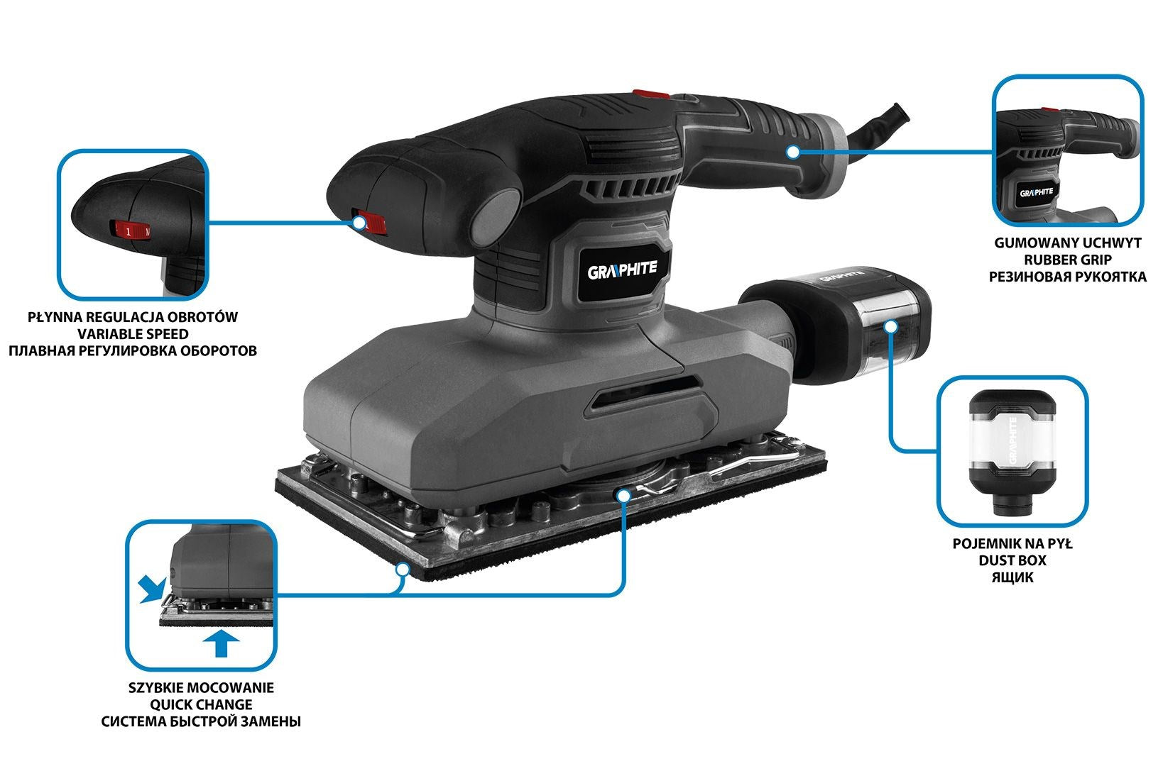 Graphite 59G329 Floor Polisher/Sander 380 W