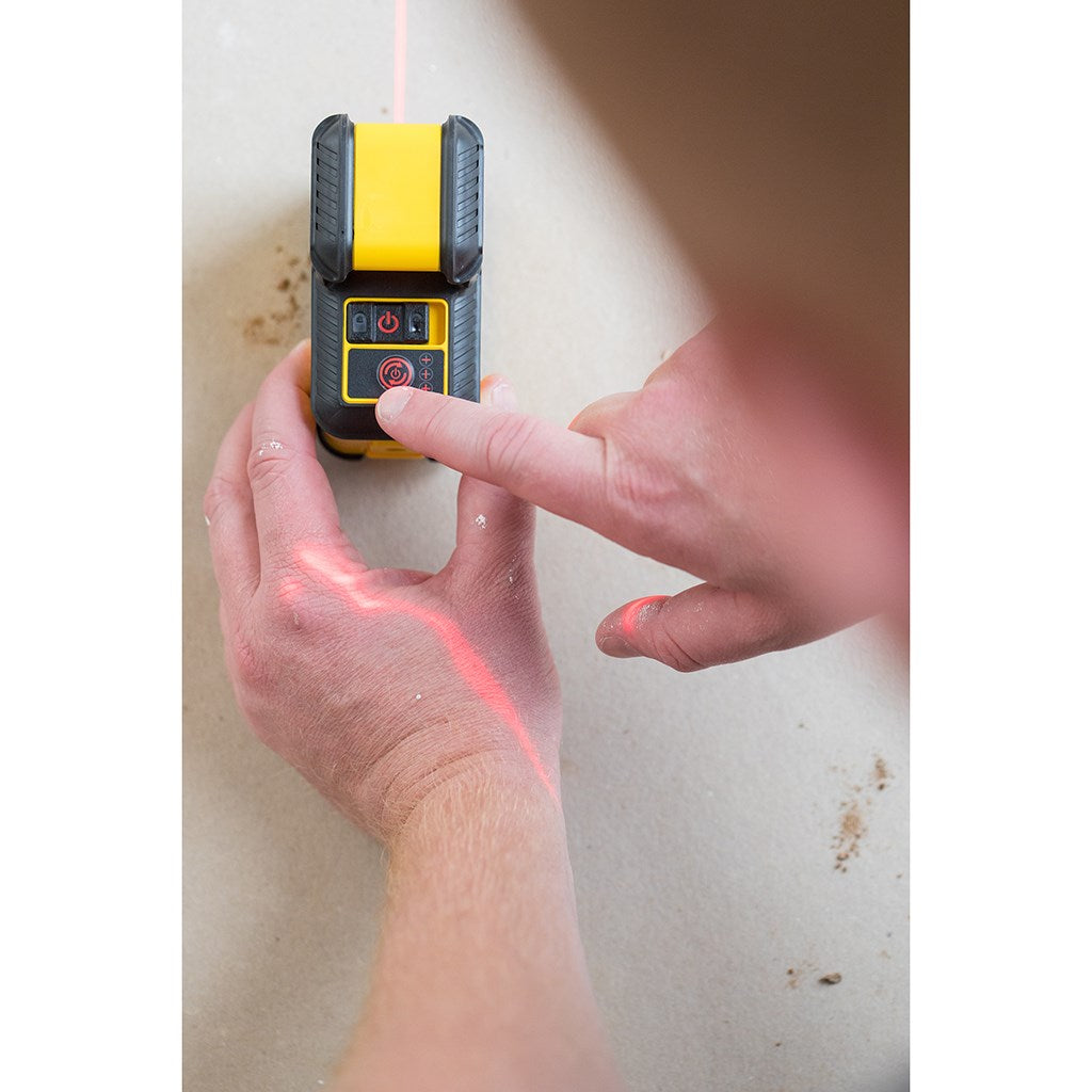 DeWALT STHT77504-1 Red Line Laser Level with Self-Leveling - 4/10 mm/m Accuracy