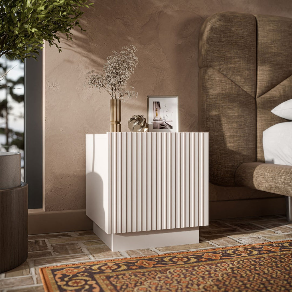 Cama Bedside Cabinet 2 pcs. LIVERTI 45x42x47 Cashmere