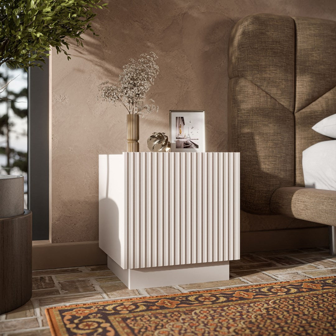 Cama Bedside Cabinet 2 pcs. LIVERTI 45x42x47 Cashmere