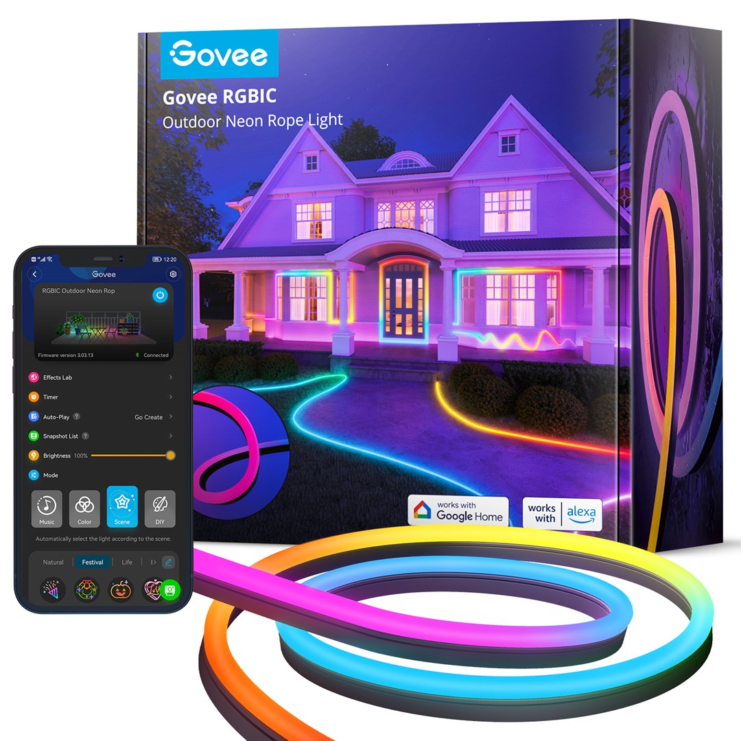 Govee H61A8 Outdoor Neon Strip Lights 10 m LED