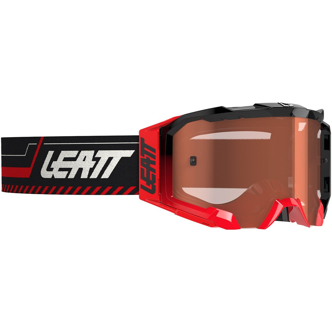 Leatt Bicycle Goggles Velocity 5.5 One Size | Model: Goggle_Velocity_5.5/Red_26