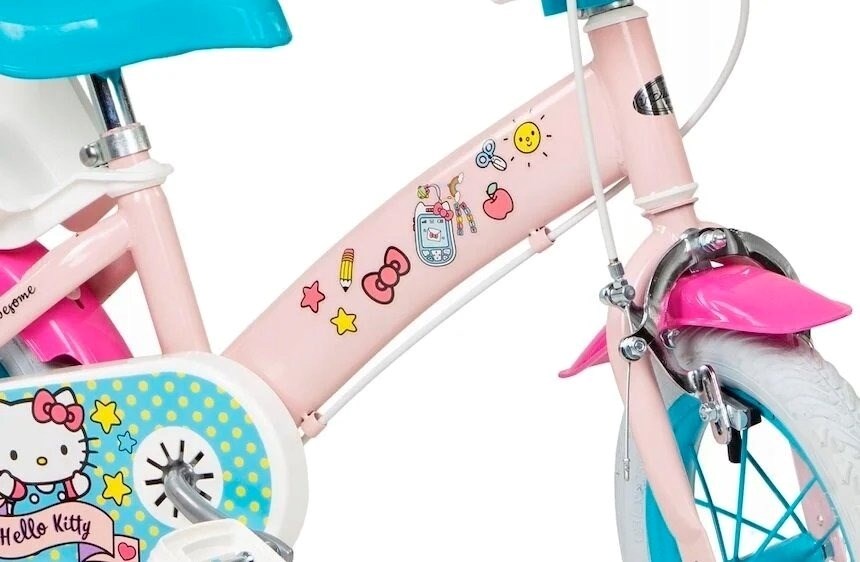 Toimsa Children's Bike 12” Hello Kitty Pink for Ages 3-5