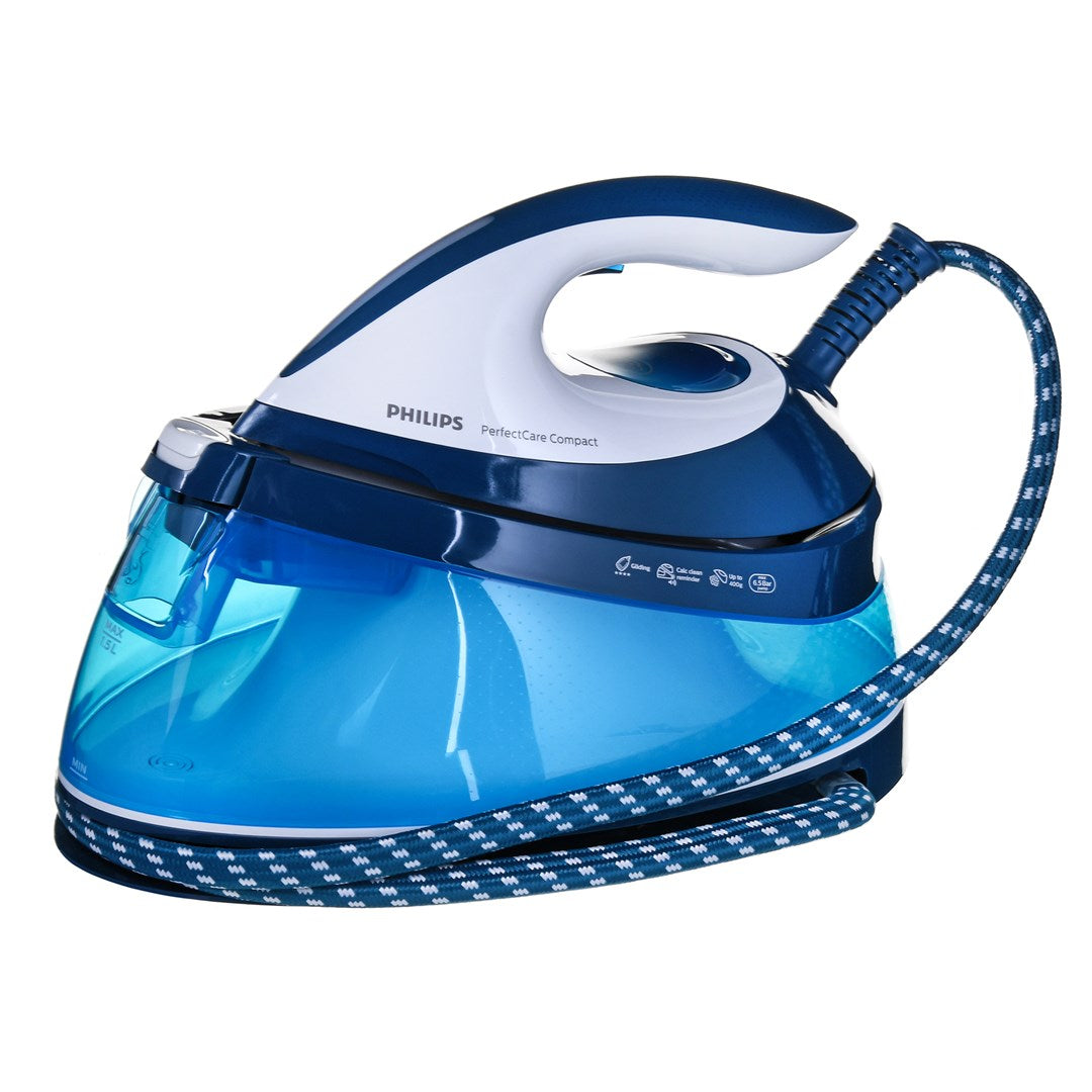 Philips GC7840/20 PerfectCare Compact Steam Ironing Station Blue/White