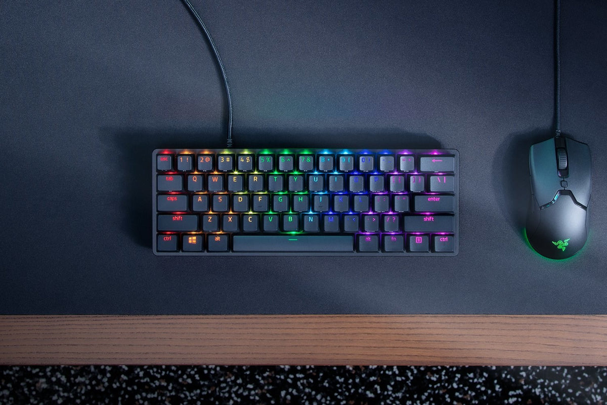 RAZER Huntsman Mini 60% Gaming Keyboard USB Opto-Mechanical RGB RZ03-03390700-R3N1