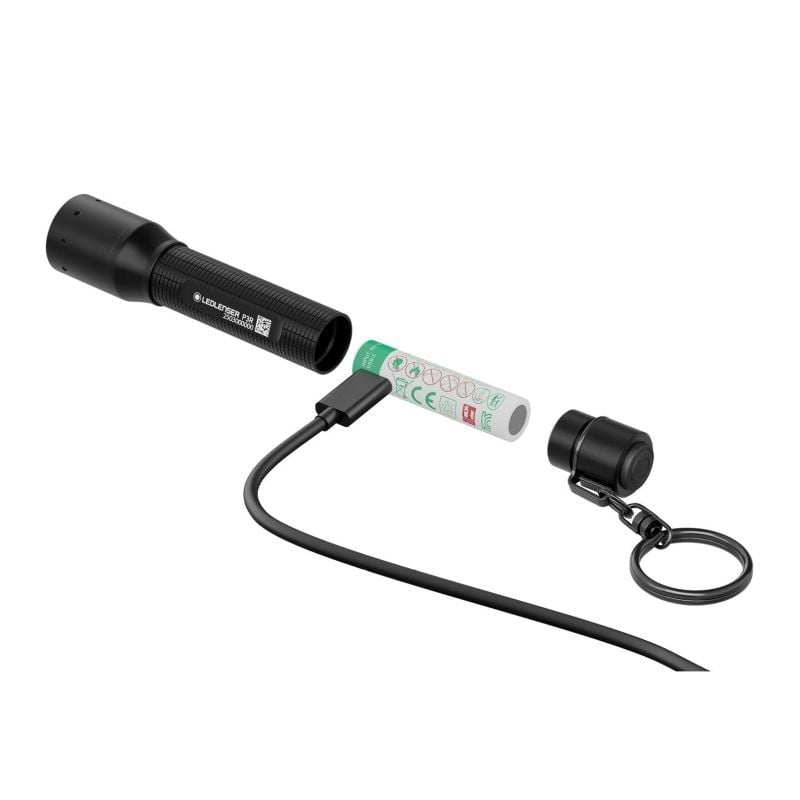 Ledlenser P3R Keyring Flashlight LED Black