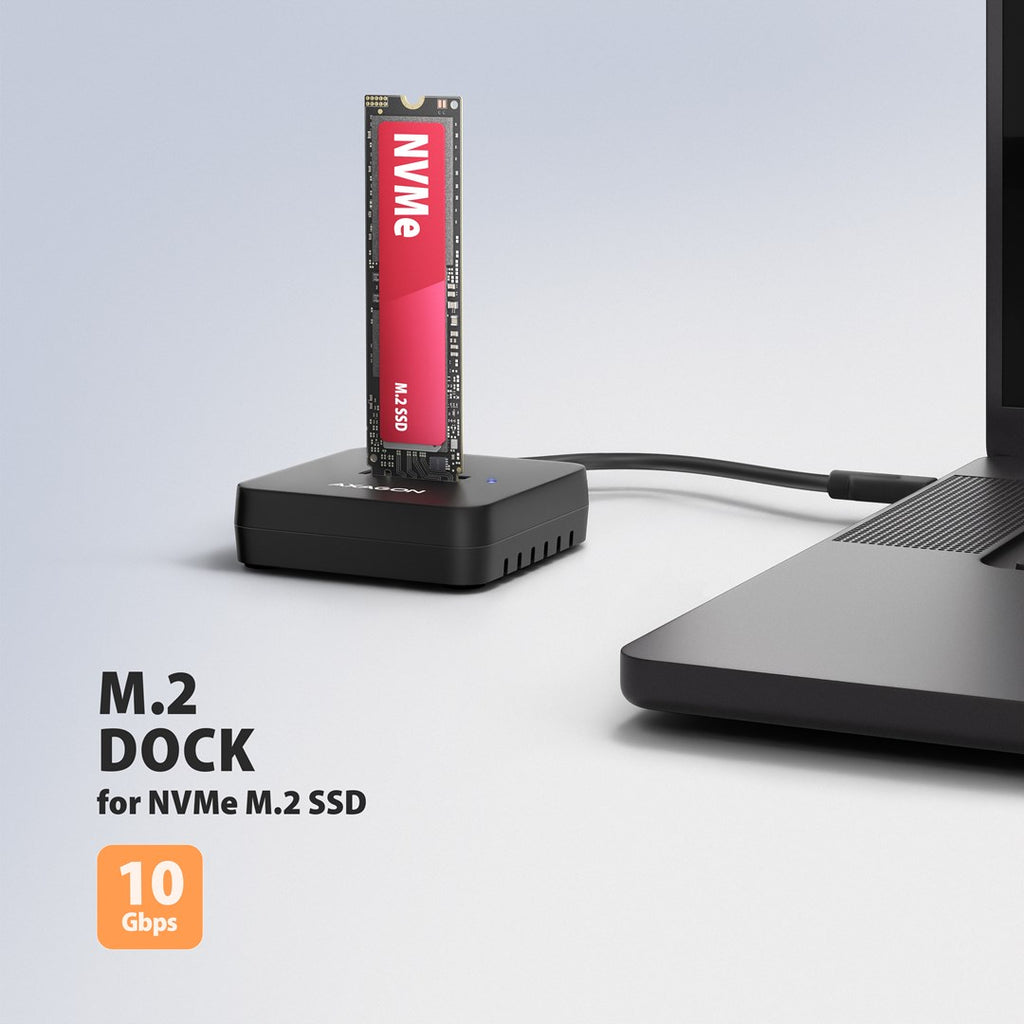 Axagon ADSA-M2C11L USB-C 10Gbps M.2 NVMe SSD Docking Station