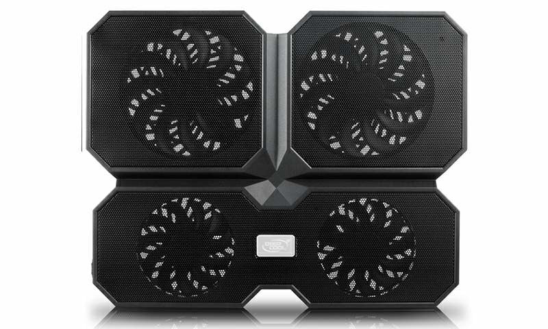 DeepCool MULTI CORE X6 Laptop Cooling Pad 39.6 cm (15.6") black (DP-N422-MCX6)