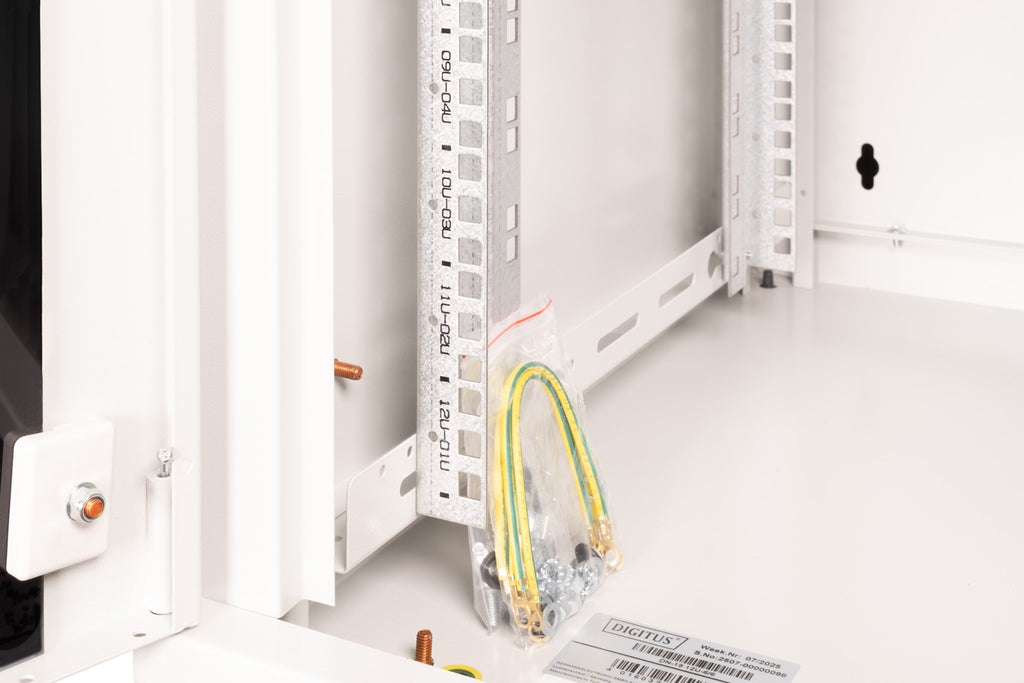 DIGITUS Wall Mounting Cabinet Unique Series, 12U, 600x600 mm, Grey, DN-19 12U-6/6