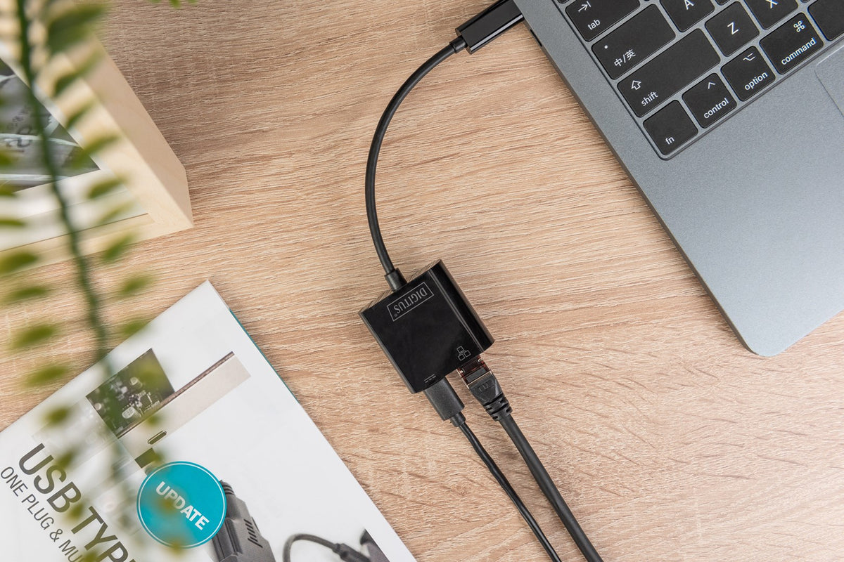 DIGITUS USB Type-C Gigabit Ethernet Adapter - DN-3027