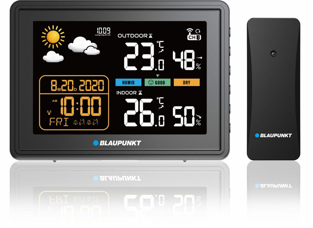 Blaupunkt WS30BK Weather Station with Outdoor Sensor