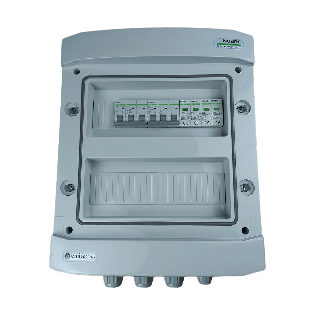 EMITER Switchgear 8545 IP65 with Noark Type 2 Surge Protection, 2x25A 3-F