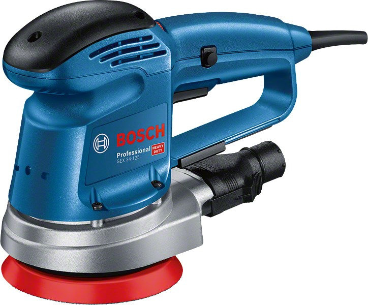 Bosch GEX 34-125 Orbital Sander 340W 12000 RPM Blue