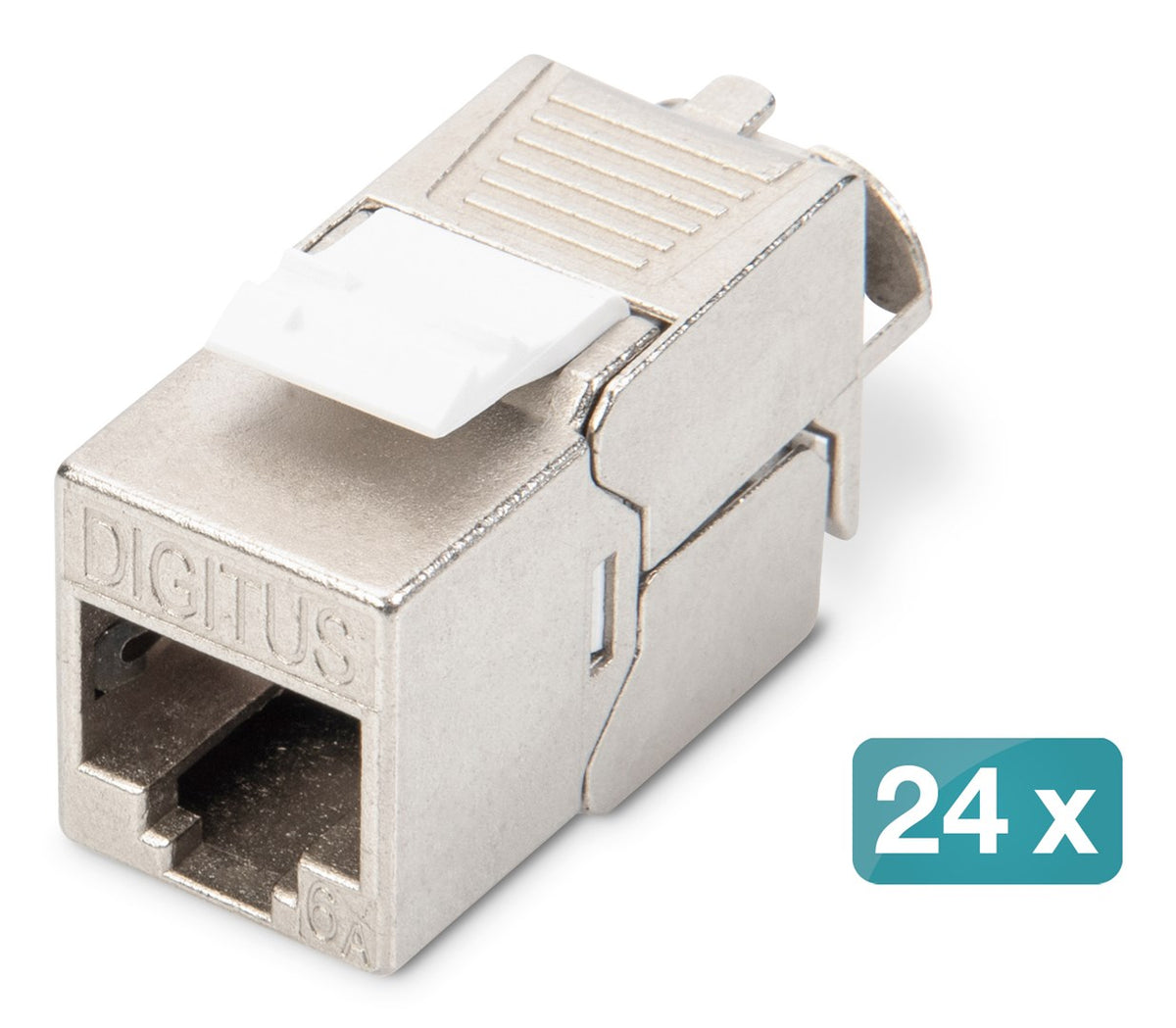 DIGITUS 24-Port Modular Patch Panel with 24x DN-93615 (DN-91410-24)