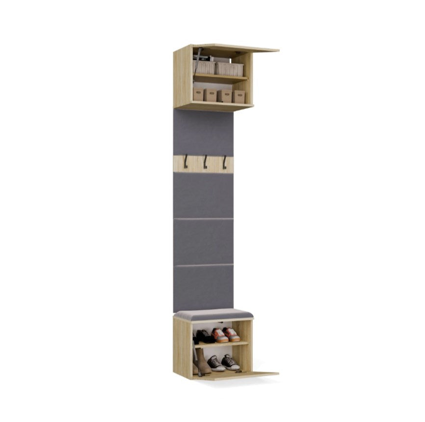 HAGA 1SZ Coat Rack – Sonoma Oak