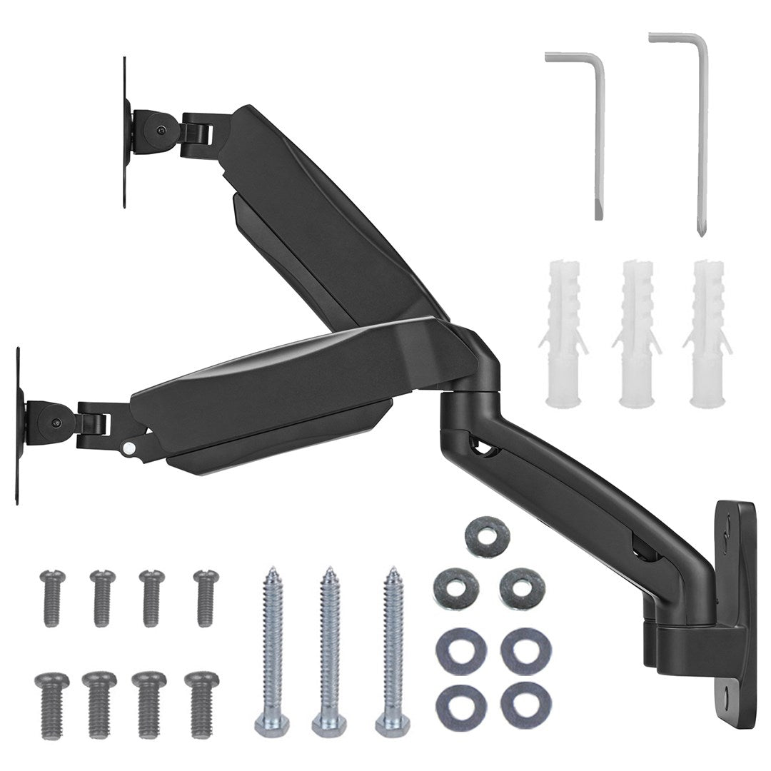 Maclean Wall Mount for Dual Monitors 17-32'' 9 kg Max MC-988