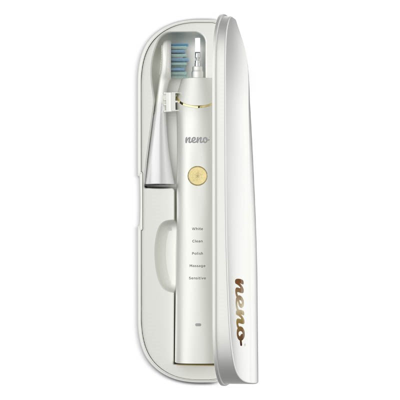 neno NENO ORIONA WHITE Rotating-Oscillating Toothbrush 5 Modes Rechargeable