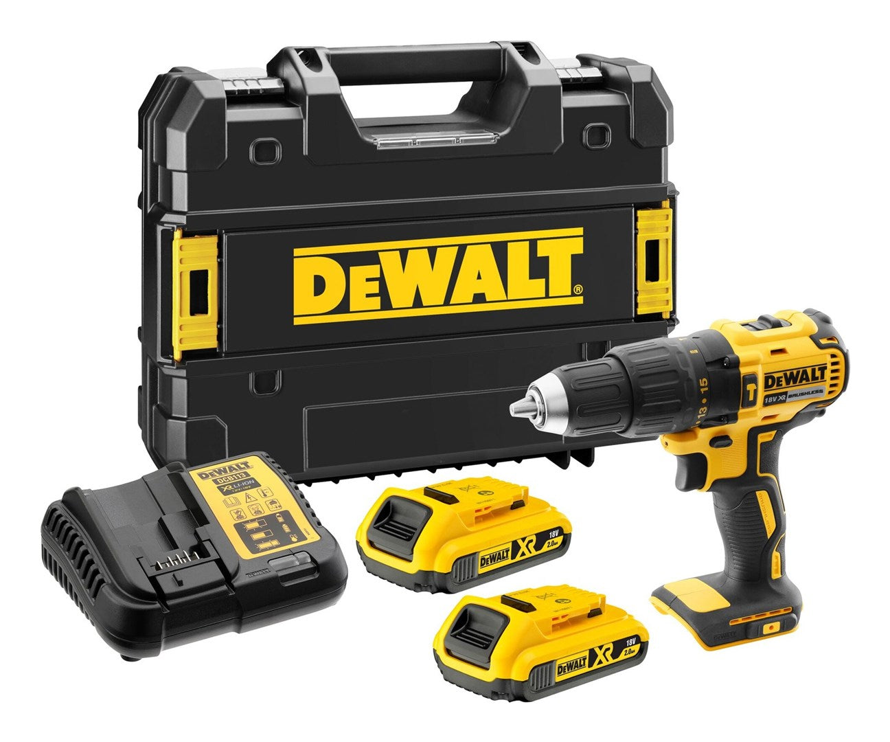 DeWalt DCD778D2T-QW Akku-Schlagbohrschrauber (DCD778D2T-QW)
