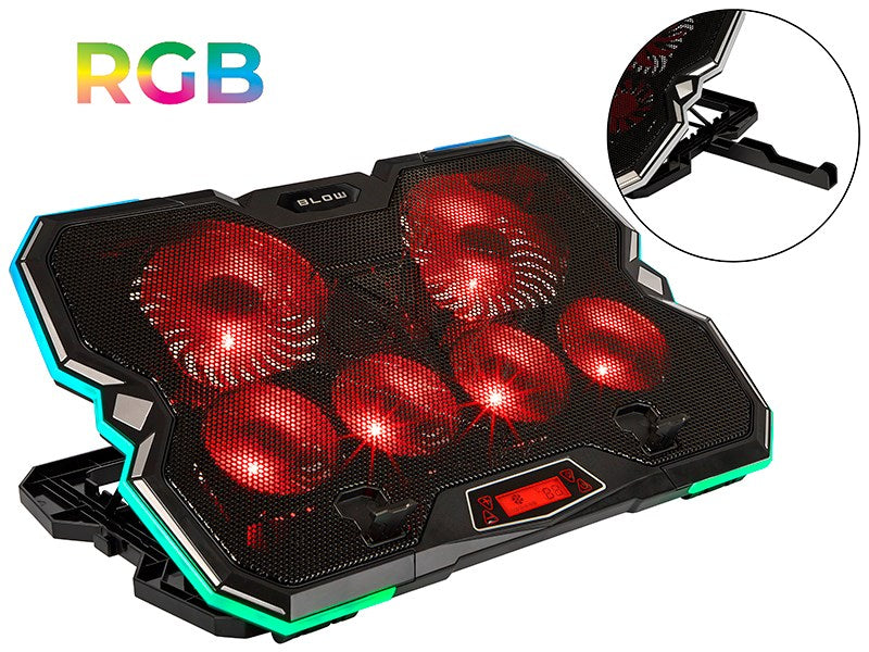 VORTEX RGB Laptop Cooling Pad 6 FAN