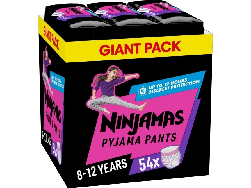 Pampers Pieluchomajtki Ninjamas r. XXXL r. 54 Girl