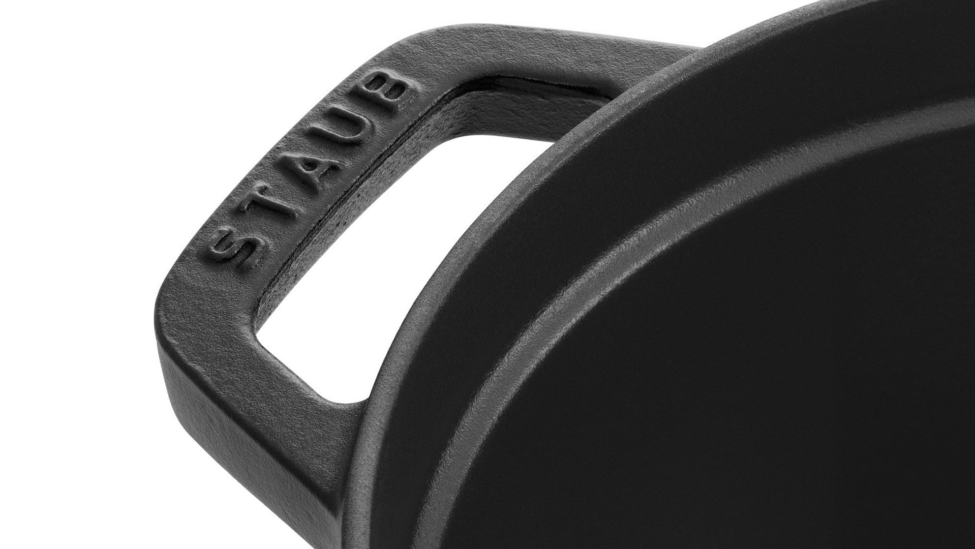 Staub Oval Cast Iron Pot 6.7L Black