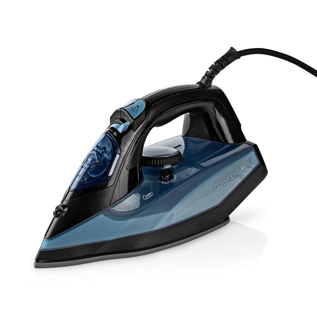Nedis Iron IRON2000 - Dry Iron, Ceramic Soleplate, 2600 W Blue
