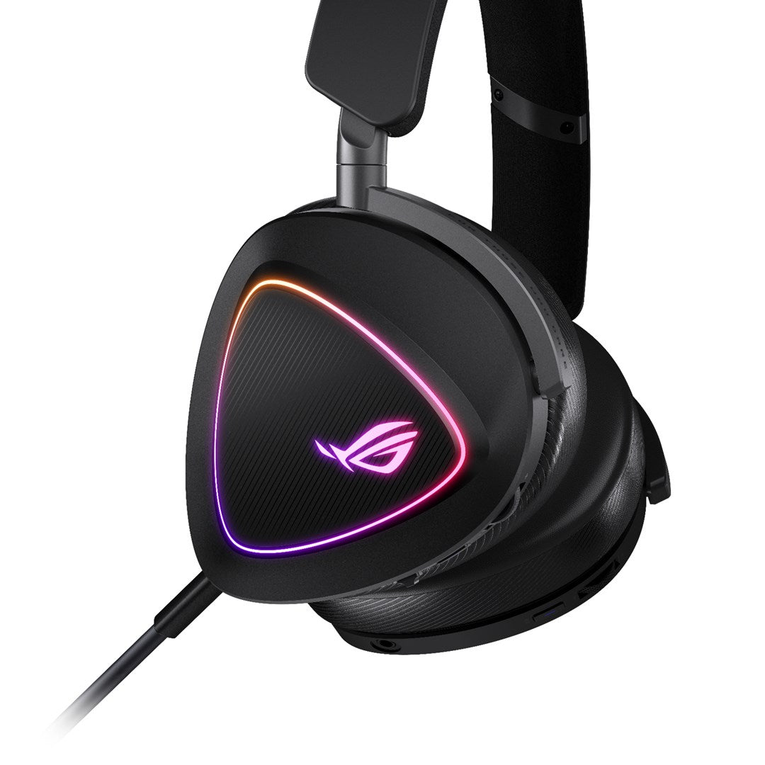 ASUS ROG Delta II - Gaming Headset - Over-ear - Wireless - Bluetooth/ 2.4 GHz - Black 90YH03W0-BHUA00