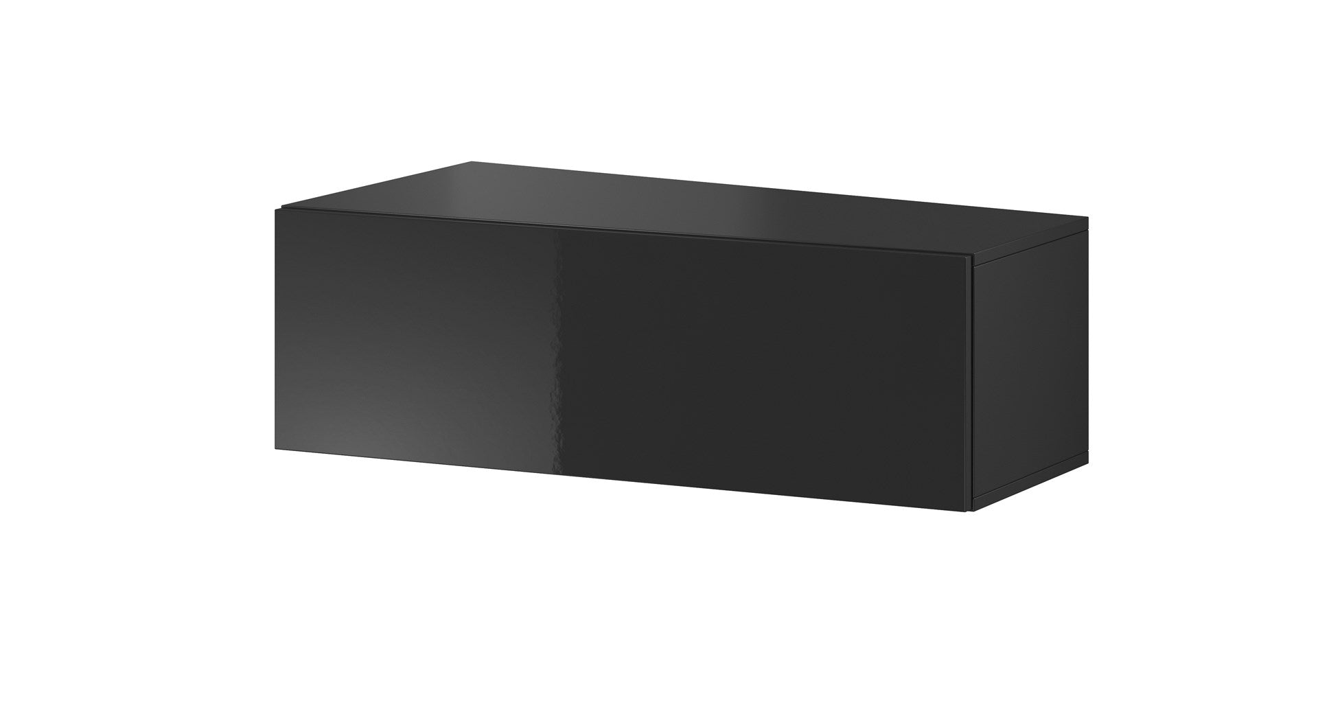 Cama VIGO SLANT TV Stand 30/90/40 Black/Black Gloss
