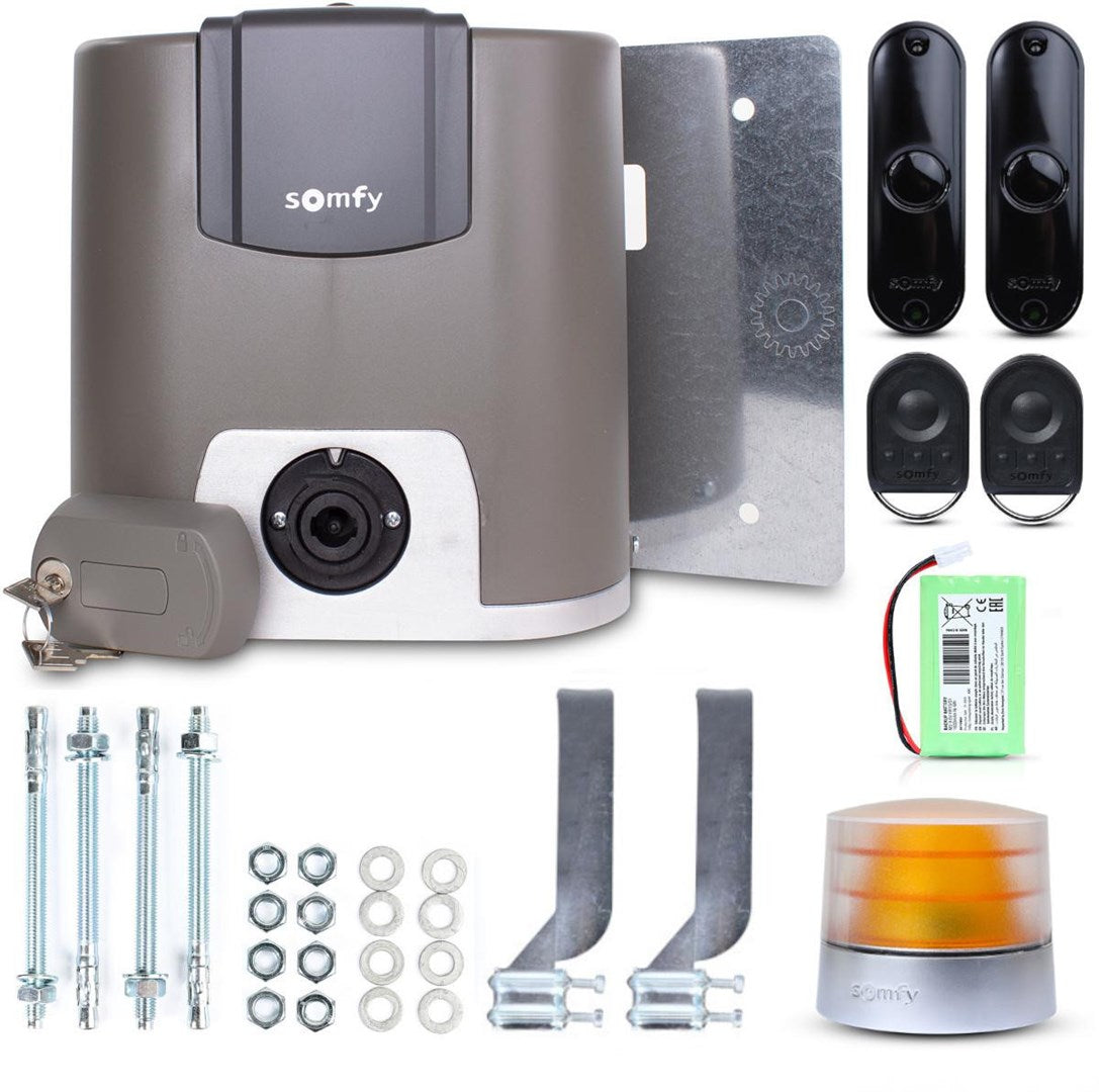 Somfy Gate Automation Kit for Sliding Gates, Max Weight 600 kg, Model 1246488