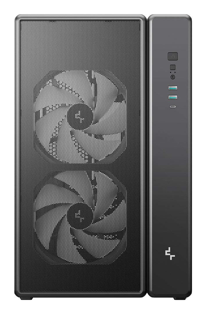 DEEPCOOL CG590 MESH 2F Midi Tower Case Black R-CG590MESH-BKANA2-G