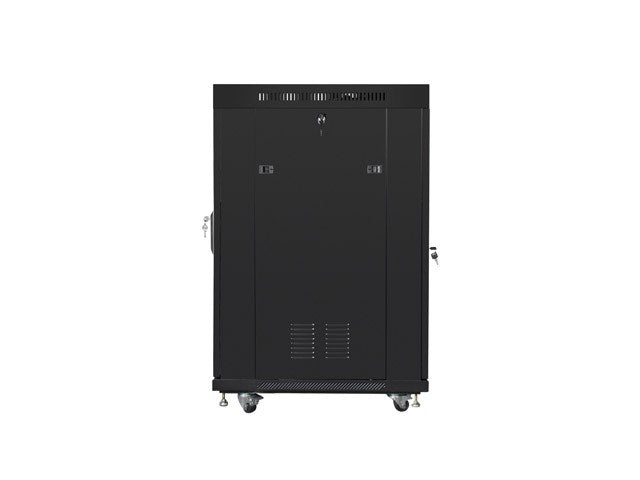 Lanberg FF01-6822-12BL 19-inch Freestanding Rack Cabinet 22U Black