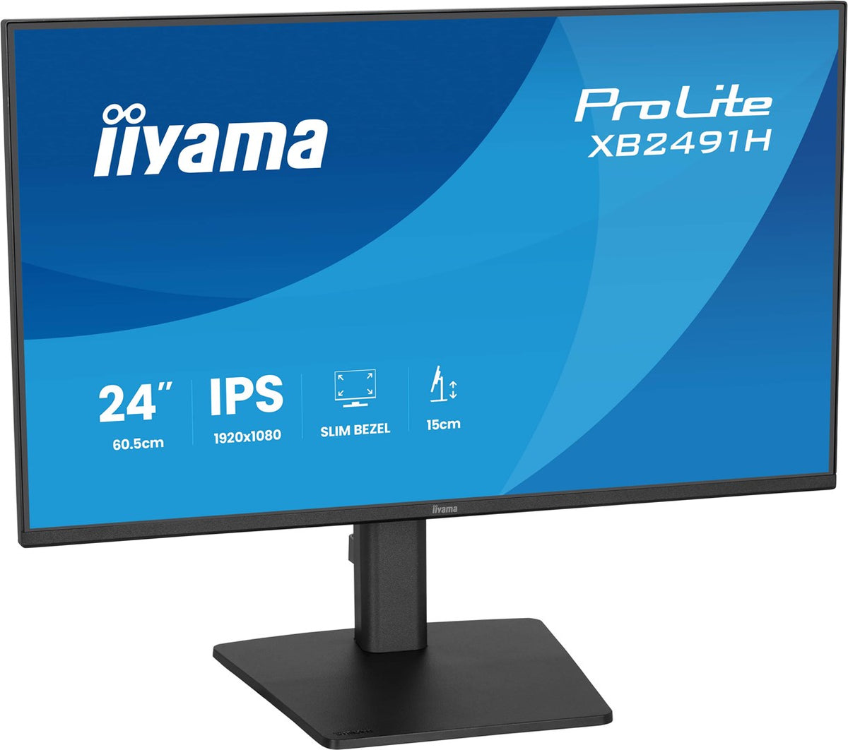 IIYAMA Computer Monitor 23.8 inch Full HD 1920 x 1080 IPS XB2491H-B1