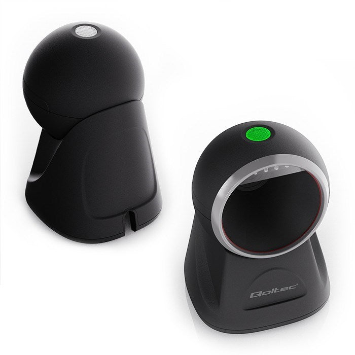 Qoltec Desktop Precision Reader 1D Barcode & QR Scanner 2D