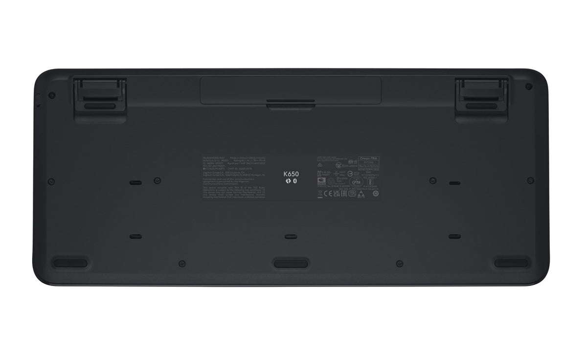 Logitech SIGNATURE K650 Wireless Keyboard - Full-size, Spill-resistant, Adjustable Height - Model 920-010947