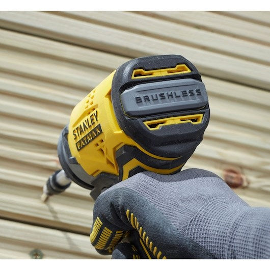 Stanley SFMCF820D2K Power Screwdriver/Impact Driver, 2900 RPM, Black Yellow