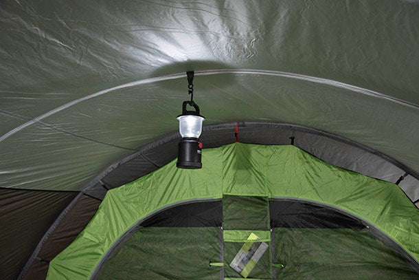 High Peak Bozen 5.0 Green  Grey Tunnel tent