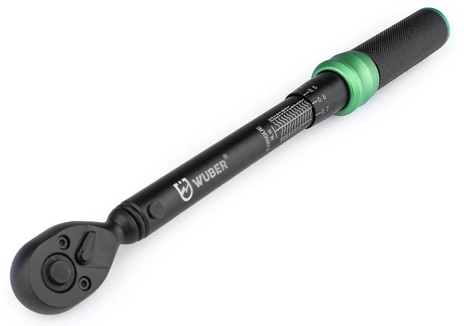WUBER Torque Wrench 1/4", 1–25 Nm, 480 g, W46001