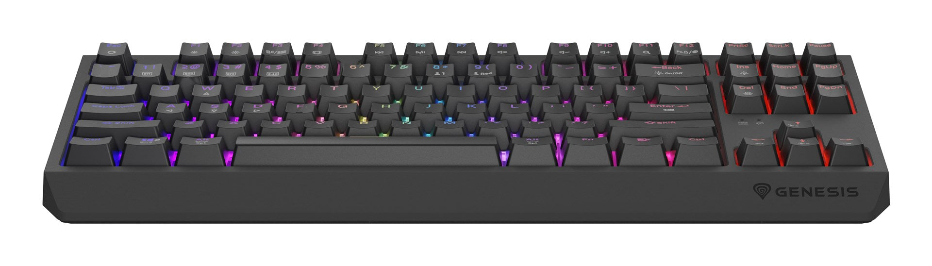 GENESIS Thor 230 TKL Gaming Keyboard USB + RF Wireless + Bluetooth Black