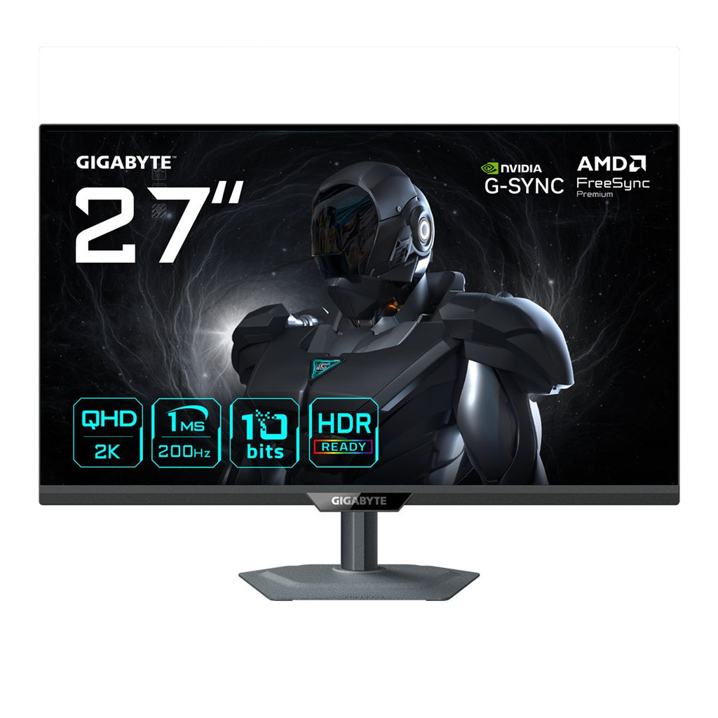 GIGABYTE G27Q2 27" 2K QHD Gaming Monitor 2560 x 1440 200Hz 1ms G-Sync FreeSync Premium HDMI DisplayPort 200H cd/m2 HDR10