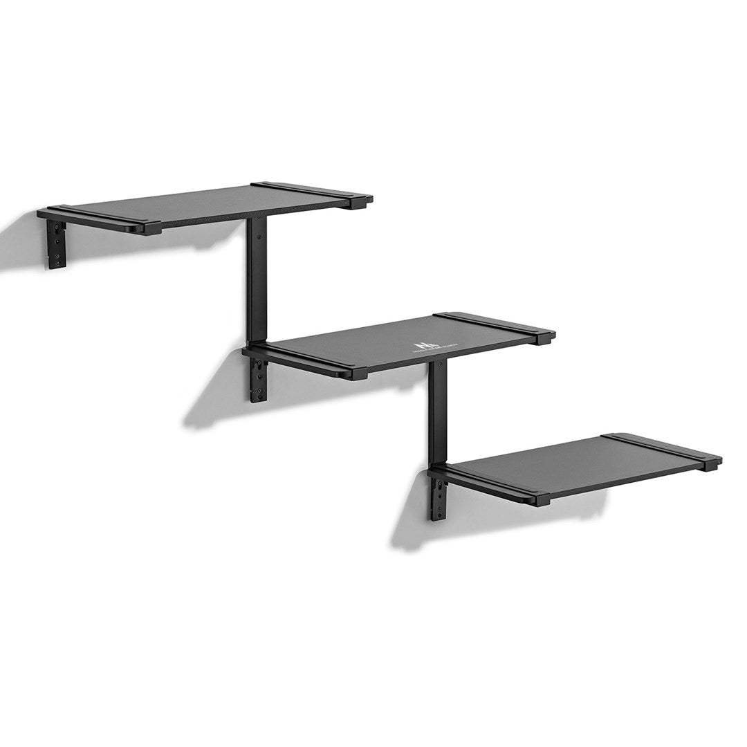 Maclean Three-Tier Modular Shelves 30 kg max Wall-Mounted MC-974