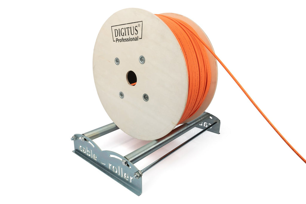 Cable Reel Unwinder 600x400x100mm - Max Load 150 kg - Zinc-Plated Steel