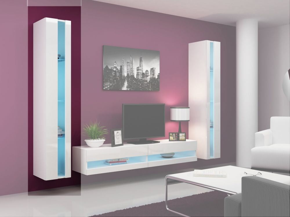 Cama Shelf Unit VIGO NEW 180/40/30 White/White Gloss