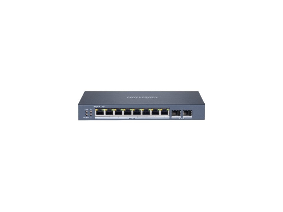 Hikvision DS-3E1510P-SI Network Links Managed L2 Gigabit Ethernet (10/100/1000) PoE Support Black