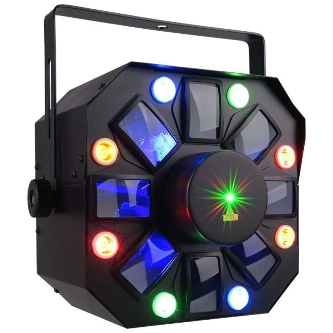 Light4Me OCTALED RGBWA Disco Light Effect 350x33x290 mm 5908249814585