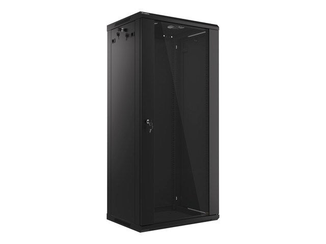 Lanberg WF01-6427-10B rack cabinet 27U Wall mounted rack Black