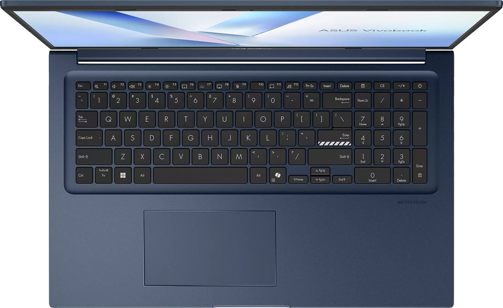 ASUS Vivobook 17 X1704MA-AU035 Core 7 350 17.3  FHD IPS-level panel 60Hz 250 nits AG 16GB DDR5 512GB SSD Intel Graphics WLAN + Bluetooth 720p webcam 50 Wh No OS Quiet Blue